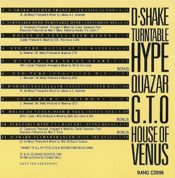 Various : Go Bang! Volume 1 (CD, Comp)
