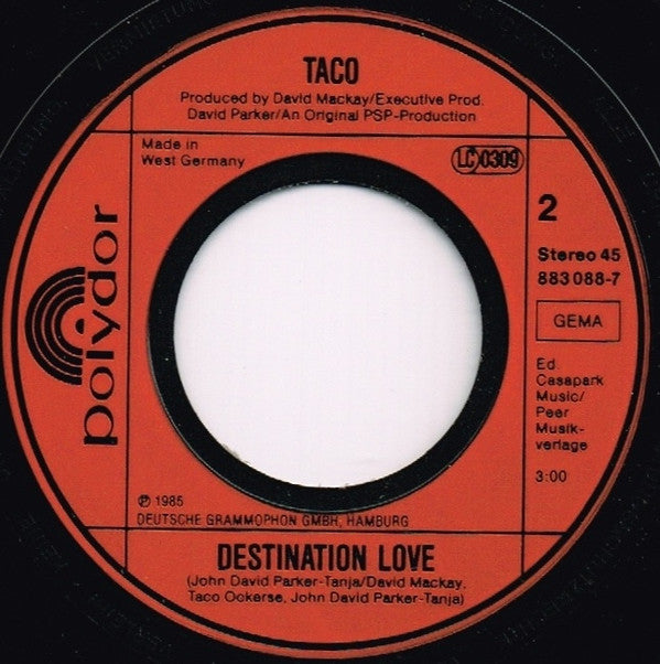 Taco : Heartbreak City (7", Single)