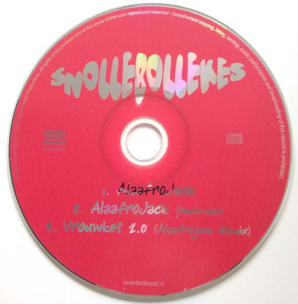 Snollebollekes : Alaafrojack (CD, Single)