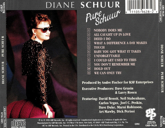 Diane Schuur : Pure Schuur (CD, Album, Club)