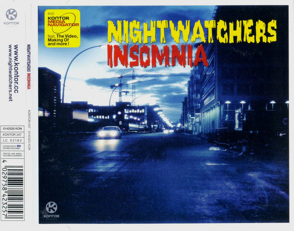 Nightwatchers : Insomnia (CD, Maxi, Enh)