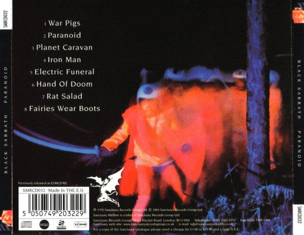Black Sabbath : Paranoid (CD, Album, RE, RM)