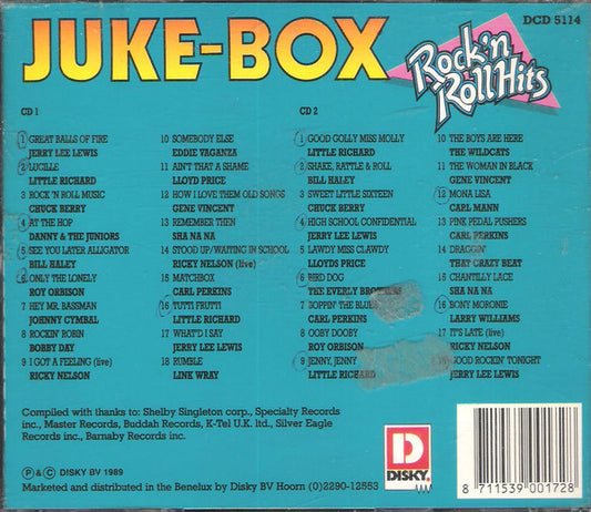 Various : Juke-Box Rock'N Roll Hits Volume 2 (2xCD, Comp)