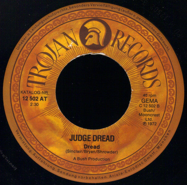 Judge Dread : Big Seven / Dread (7", Single)
