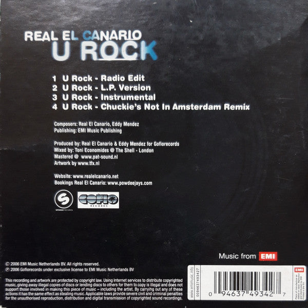 Real El Canario : U Rock (CD, Maxi)