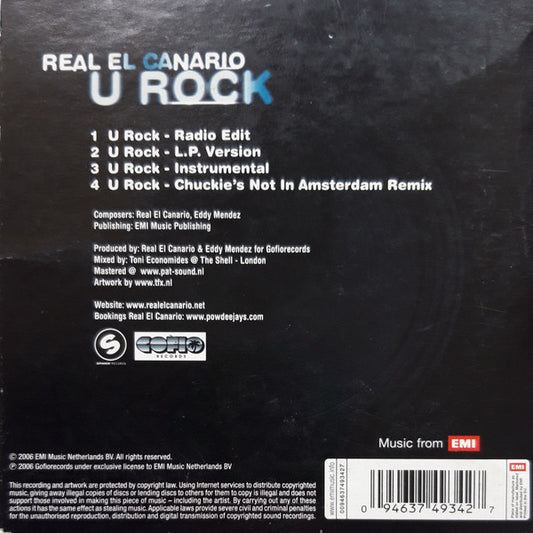 Real El Canario : U Rock (CD, Maxi)