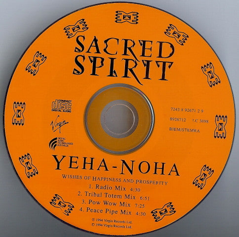 Sacred Spirit : Yeha-Noha (CD, Maxi)