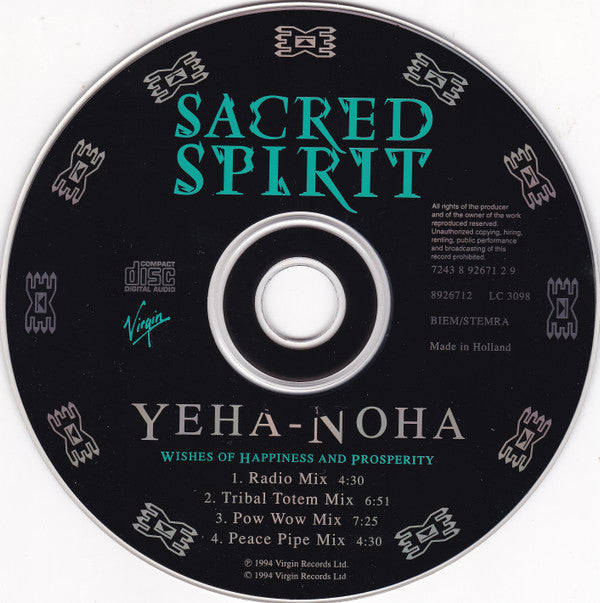 Sacred Spirit : Yeha-Noha (CD, Maxi)