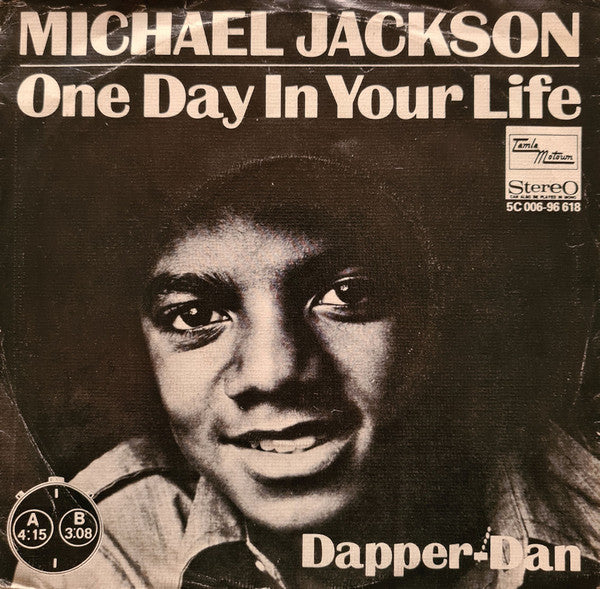 Michael Jackson : One Day In Your Life (7", Single)