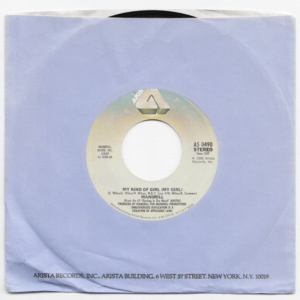 Mandrill : My Kind Of Girl (My Girl) (7")