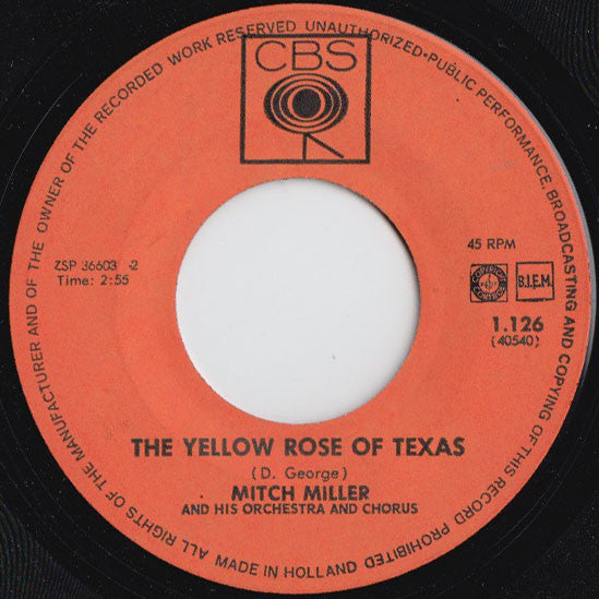 Mitch Miller : March Of The River Kwai / The Yellow Rose Of Texas (7", Single)