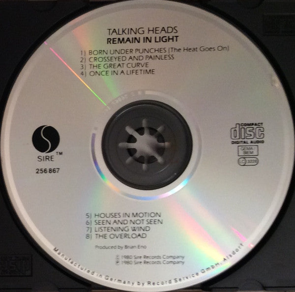 Talking Heads : Remain In Light (CD, Album, RE)