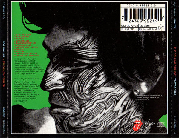 The Rolling Stones : Tattoo You (CD, Album, RE, RM)