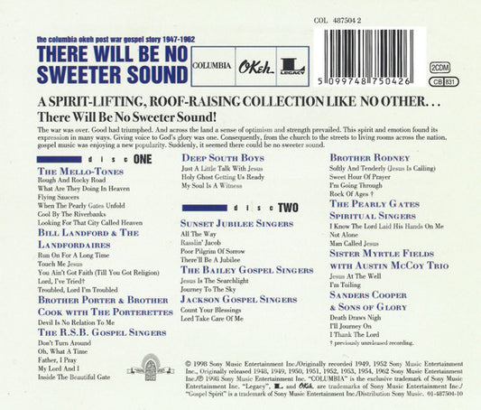 Various : There Will Be No Sweeter Sound (2xCD, Comp)