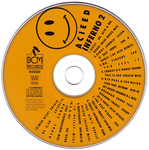 Various : Acieed Inferno Volume 2 (CD, Comp)