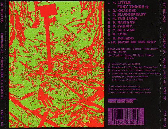 Dinosaur Jr. : You're Living All Over Me (CD, Album)