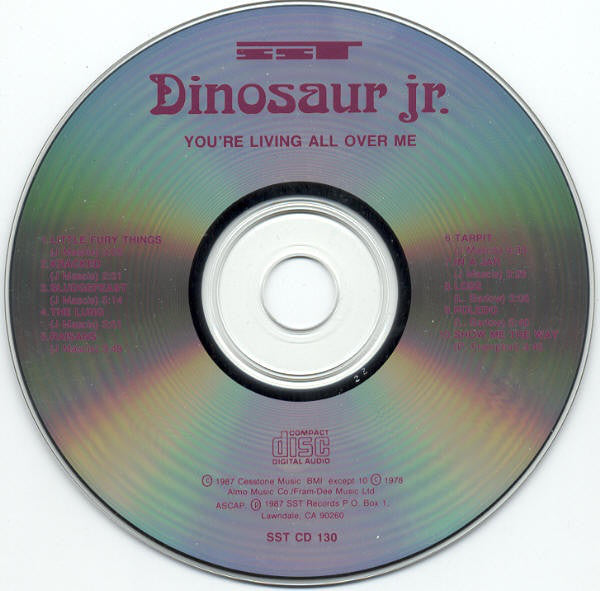 Dinosaur Jr. : You're Living All Over Me (CD, Album)