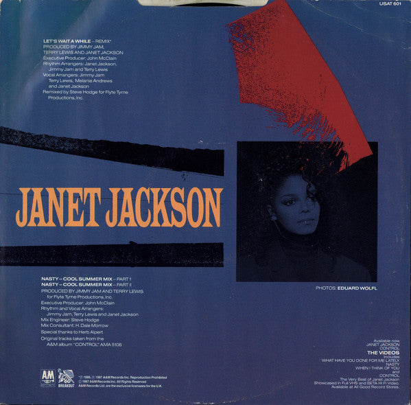 Janet Jackson : Let's Wait Awhile (12")