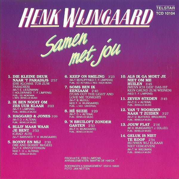 Henk Wijngaard : Samen Met Jou (CD, Album)