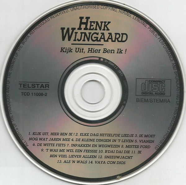 Henk Wijngaard : Kijk Uit, Hier Ben Ik! (CD, Album)