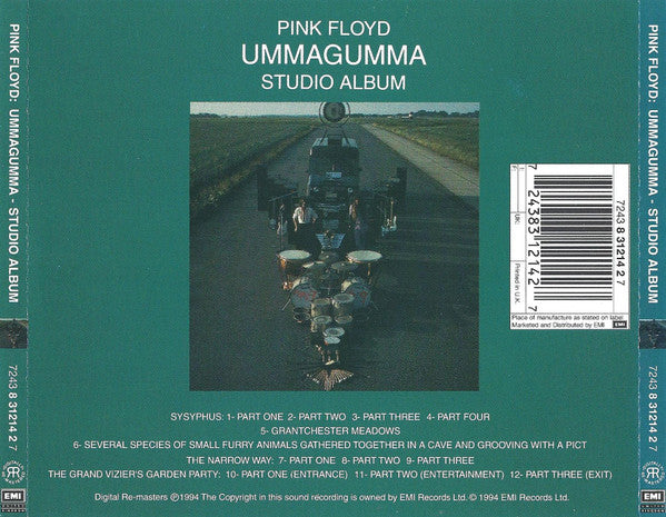 Pink Floyd : Ummagumma - Studio Album (CD, Album, RE, RM)