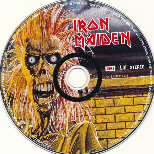 Iron Maiden : Iron Maiden (CD, Album, Enh, RE, RM, RP)