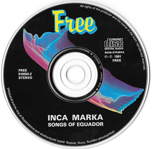 Quichua Marka : Inca Marka (Songs Of Equador) (CD, Album)