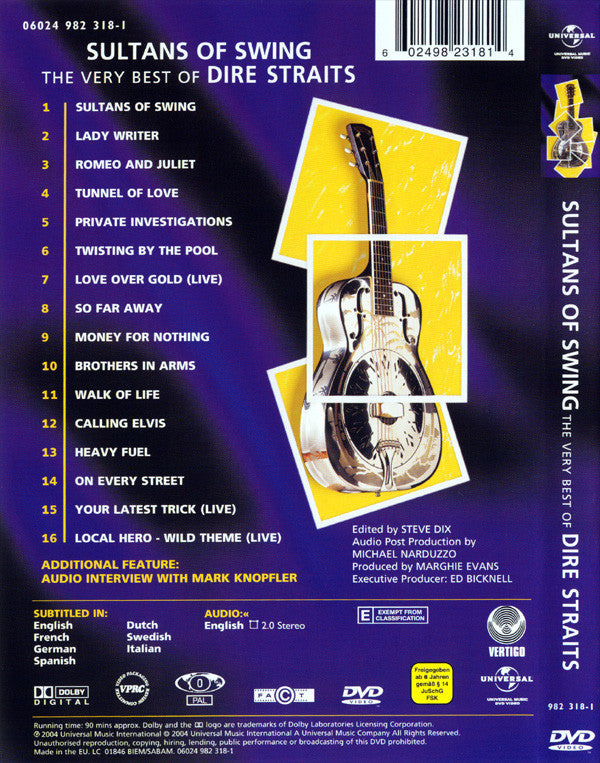 Dire Straits : Sultans Of Swing - The Very Best Of Dire Straits (DVD-V, Comp, PAL)