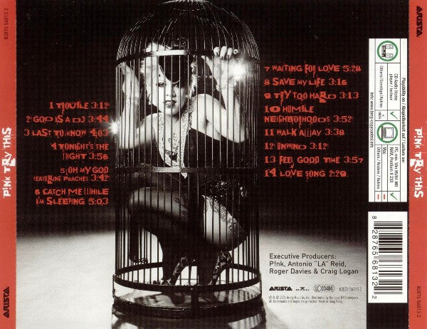 P!NK : Try This (CD, Album, Copy Prot.)