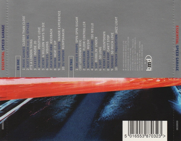 Various : Essential Speed Garage (2xCD, Comp)