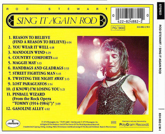 Rod Stewart : Sing It Again Rod (CD, Comp, RE)