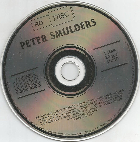 Peter Smulders : Peter Smulders (CD, Comp)