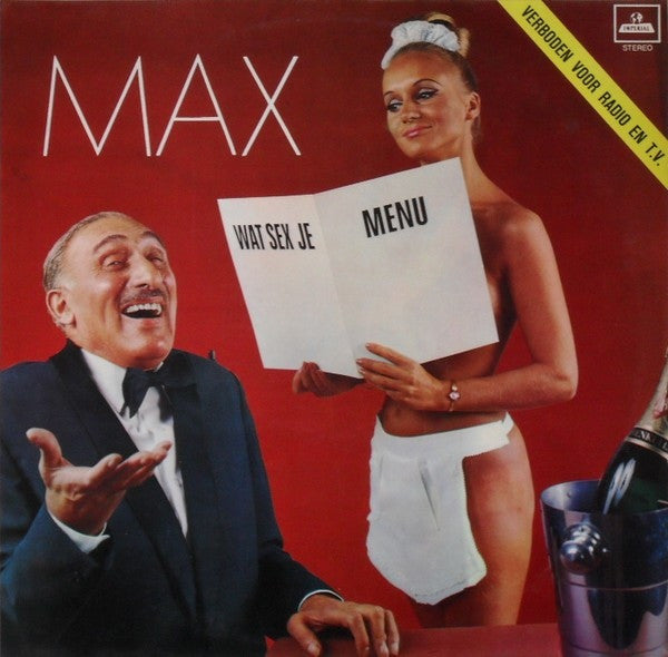 Max Tailleur : Max, Wat Sex Je Menu (LP)