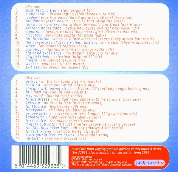 Graham Gold : Club Cuts 97 Volume 3 (2xCD, Mixed)