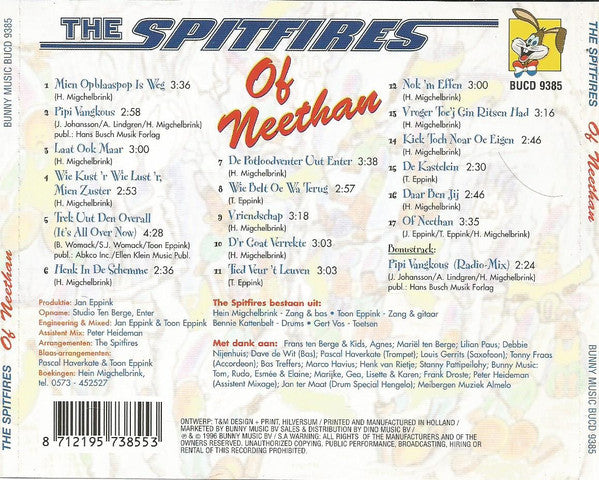 The Spitfires (5) : Of Neethan (CD, Album)