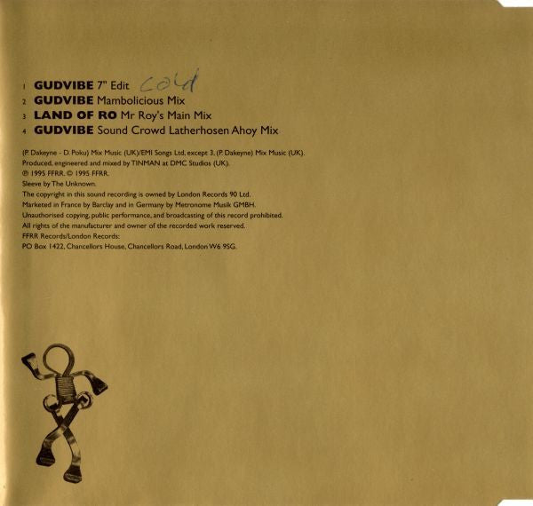 Tinman : Gudvibe (CD, Single)