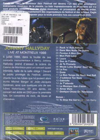 Johnny Hallyday : Live At Montreux 1988 (DVD-V, PAL, DTS)