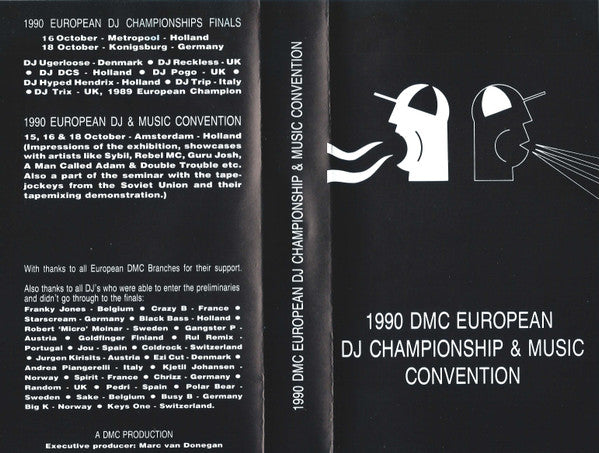 Various : 1990 DMC European DJ Championship & Music Convention (VHS, PAL)