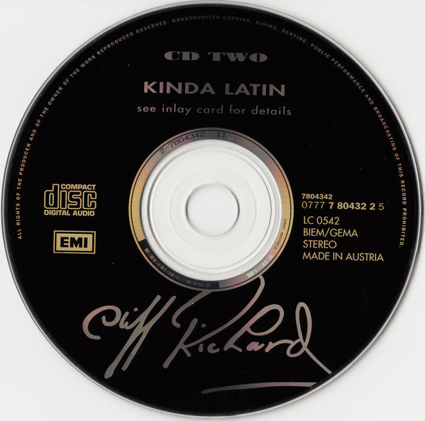 Cliff Richard : The Cd Collection 6, Love Is Forever & Kinda Latin (2xCD, Album, Comp, RM)