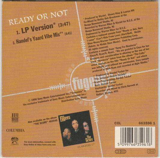 Fugees : Ready Or Not (CD, Single)