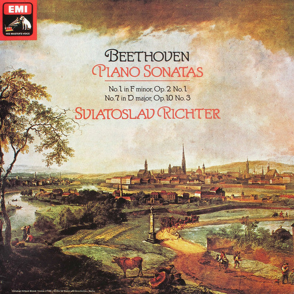 Ludwig van Beethoven, Sviatoslav Richter : Piano Sonatas (No. 1 In F Minor, Op. 2 No. 1 / No. 7 In D Major, Op. 10 No. 3) (LP, Album, Quad)