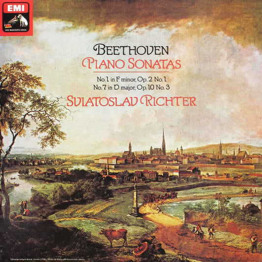 Ludwig van Beethoven, Sviatoslav Richter : Piano Sonatas (No. 1 In F Minor, Op. 2 No. 1 / No. 7 In D Major, Op. 10 No. 3) (LP, Album, Quad)