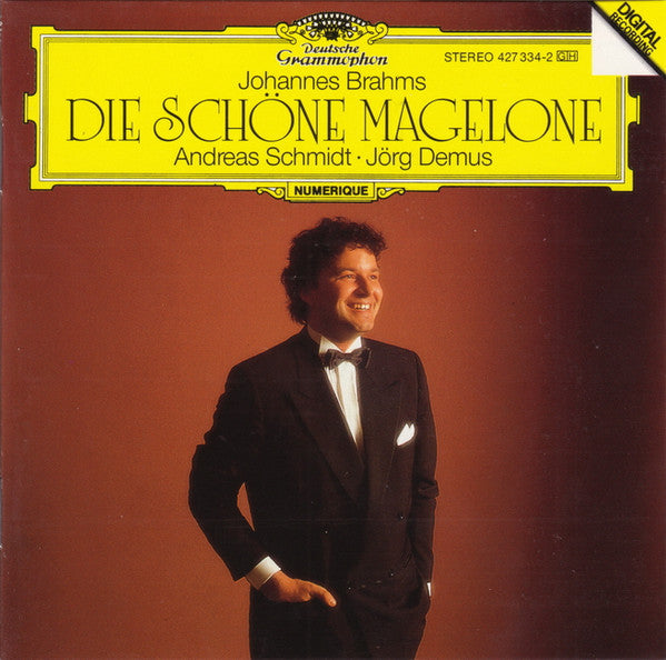 Johannes Brahms, Andreas Schmidt (2) ∙ Jörg Demus : Die Schöne Magelone (CD)