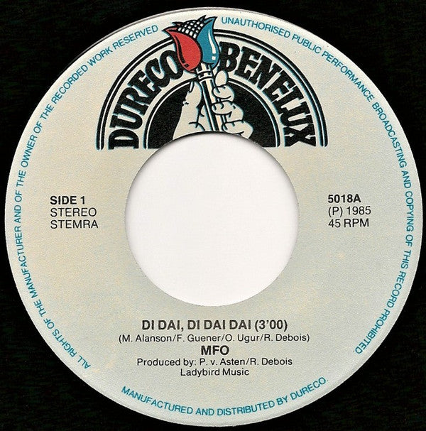 MFÖ : A'Sik Oldum (I Fall In Love) (7", Single)