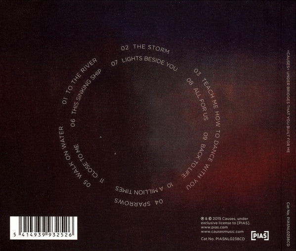Causes : Under Bridges That You Built For Me (CD, Album)