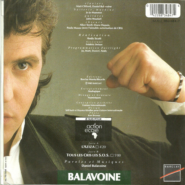 Daniel Balavoine : L'A • z • i • z • a (7", Single)