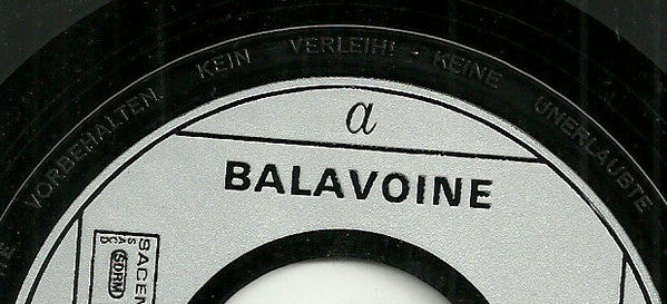 Daniel Balavoine : L'A • z • i • z • a (7", Single)