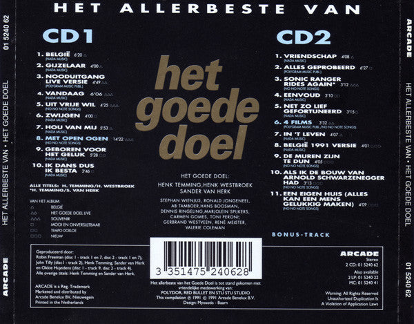 Het Goede Doel : Het Allerbeste Van Het Goede Doel (2xCD, Comp)