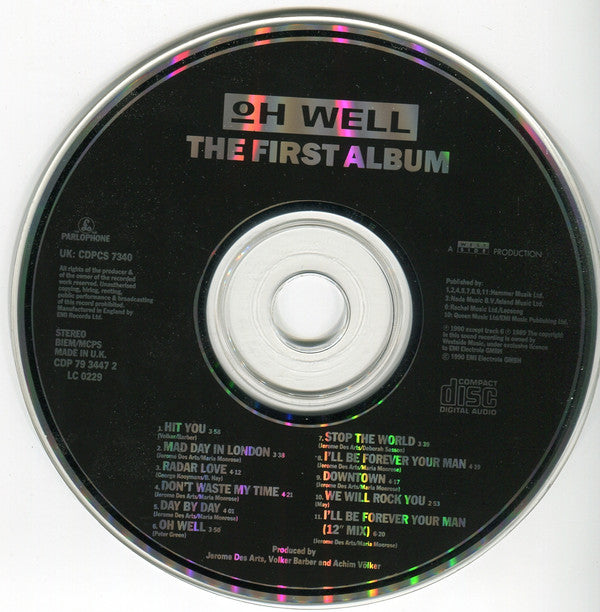Oh Well : First Album (CD, Album)