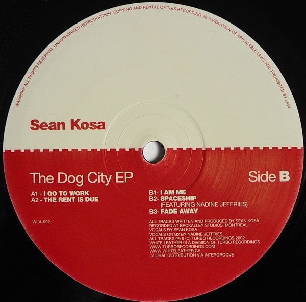Sean Kosa : The Dog City EP (12")